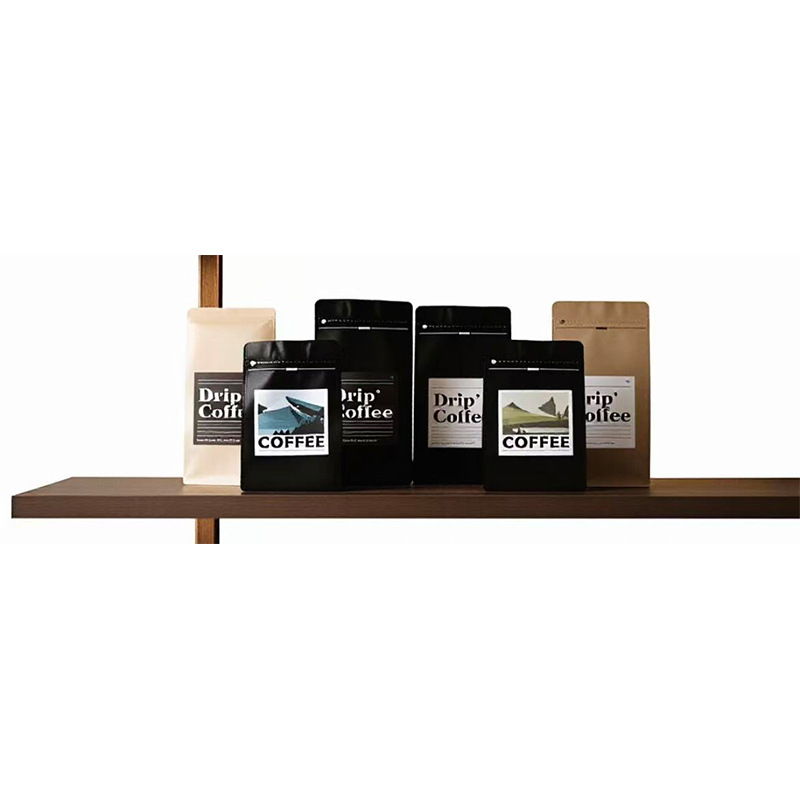 Bolsa de Papel Kraft para Café Papel Kraft Almacenamiento Decorativo para Decoración y Almacenamiento