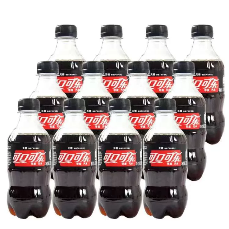 Маленькая бутылка газированной воды 300 мл, 24 бутылки напитков мини 12, Pepsi Coca-Cola Coca-Beltail Coca-Cola Mi