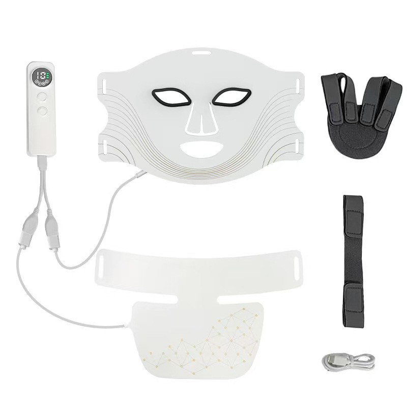 Fábrica de nuevos productos infrarrojos máscara facial fotónica portátil de silicona LED máscara de belleza al por mayor
