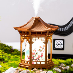 新品凉亭空气加湿器小型家用彩灯静音卧室宿舍办公室桌面车载喷雾