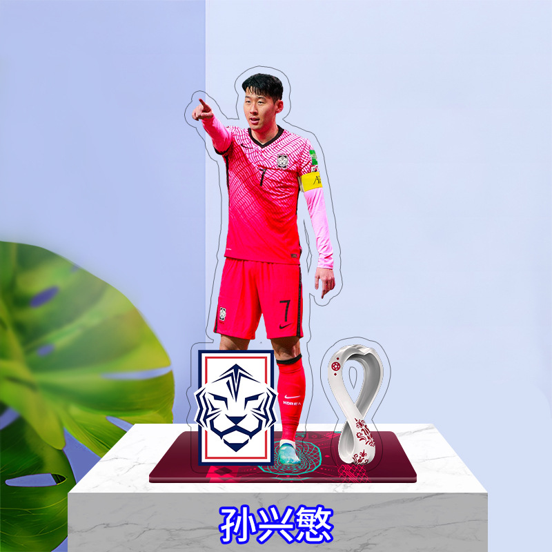 Figura Acrílica de Estrella de Fútbol de Acrílico, para Regalo de Cumpleaños