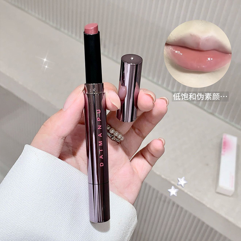 DaimAnpu espejo sólido labial miel labial vidrio esmalte labial humectante película lápiz labial lápiz labial maquillaje al por mayor image 4