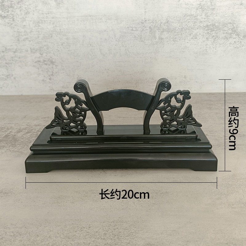 Desmontaje ventilador base ventilador marco Ebony universal femenino ventilador masculino soporte ventilador soporte productos de bambú artesanía al por mayor