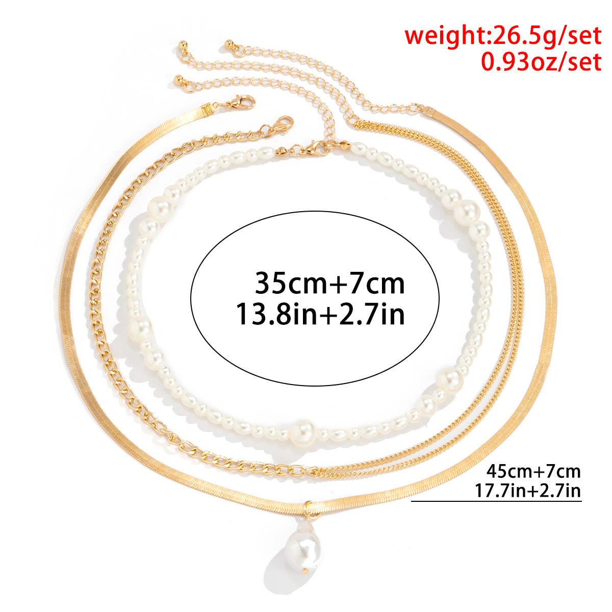 Collier avec pendentif en forme d'étoile en perles et perles artificielles de style métal_voghion.com