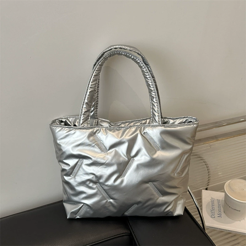 Capacious winter universal brand one-shoulder bag for leisure