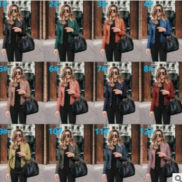 EBay Amazon Explosions желает Новый горячий осенне-зимний женский модный кожаный костюм из искусственной кожи в наличии