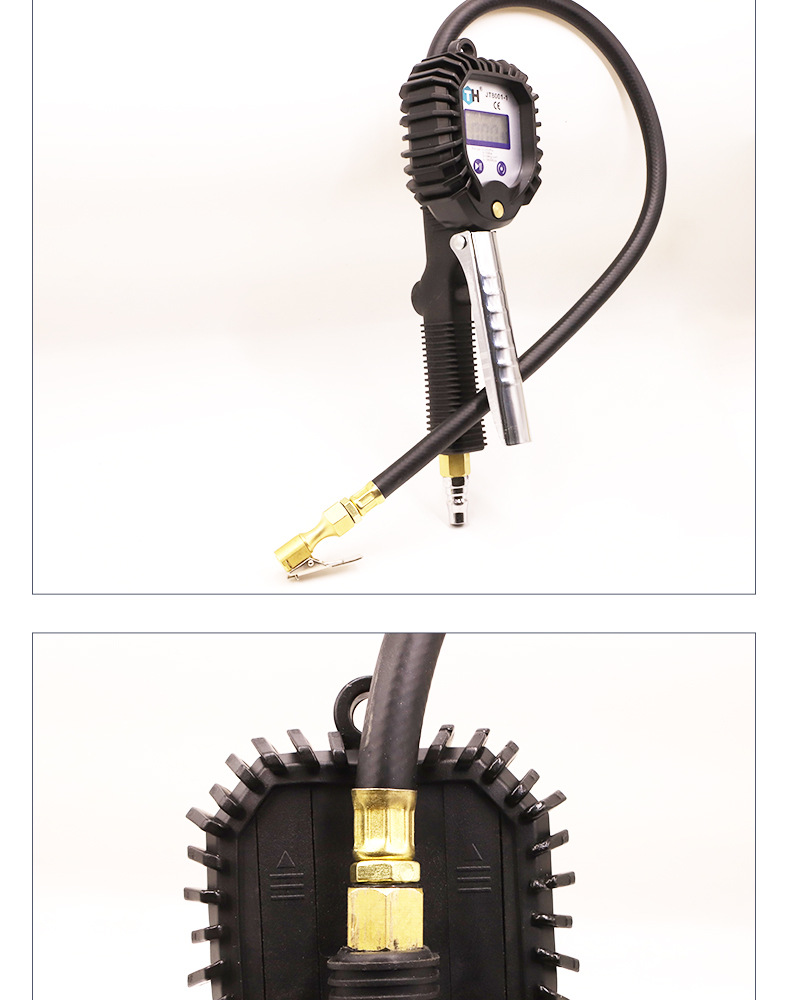 Car Tire Air Pressure Gauge Tire Pressure Gauge Inflatable High-precision Digital Tire Pressure Gauge Monitor Digital Display Inflatable Gun