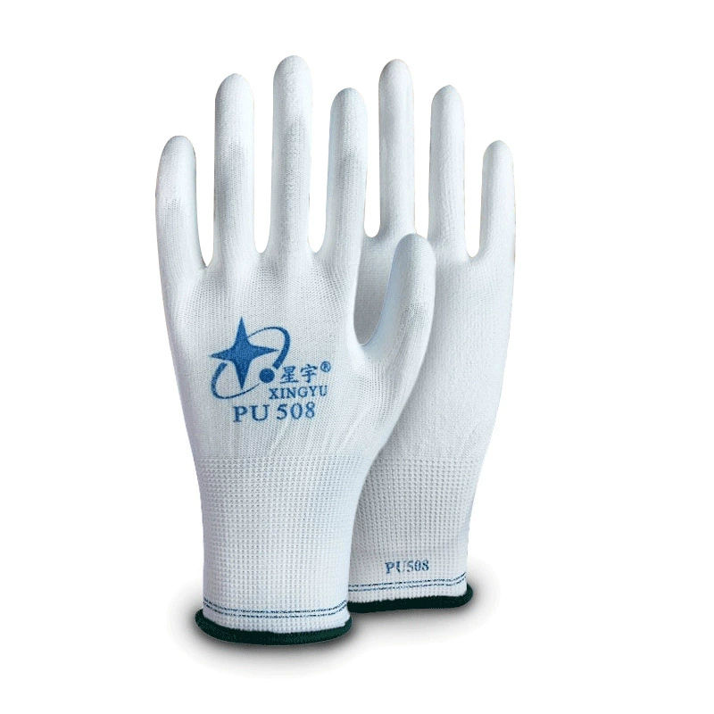 Перчатки с покрытием PU508 Xingyu PU508 (белые)