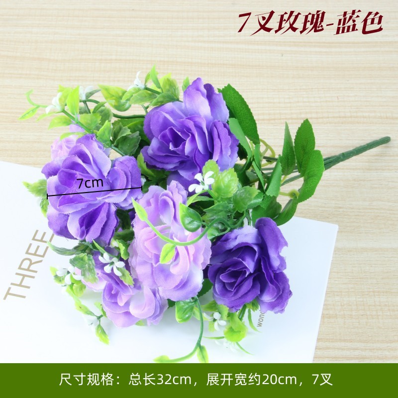 Lake blue rose purple