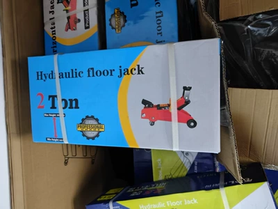 Horizontal jack 2T6.5KG repair car manual oil pressure horizontal car supplies top car jack (Other Automotive Safety Supplies) - 55kg-2t-color-box