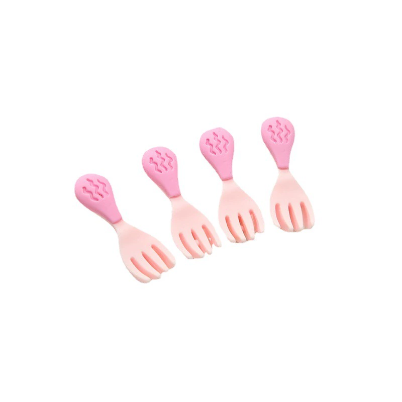 Small family kitchenware, fork, spoon with accessories, cream phone case, accessory, DIY