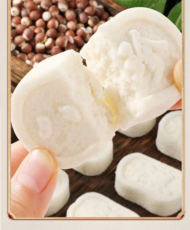 Astragalus Codonopsis Eight Treasures Cake 250g Soft Sweet Snack with Poria Lotus Seed and Chinese Yam quality and texture