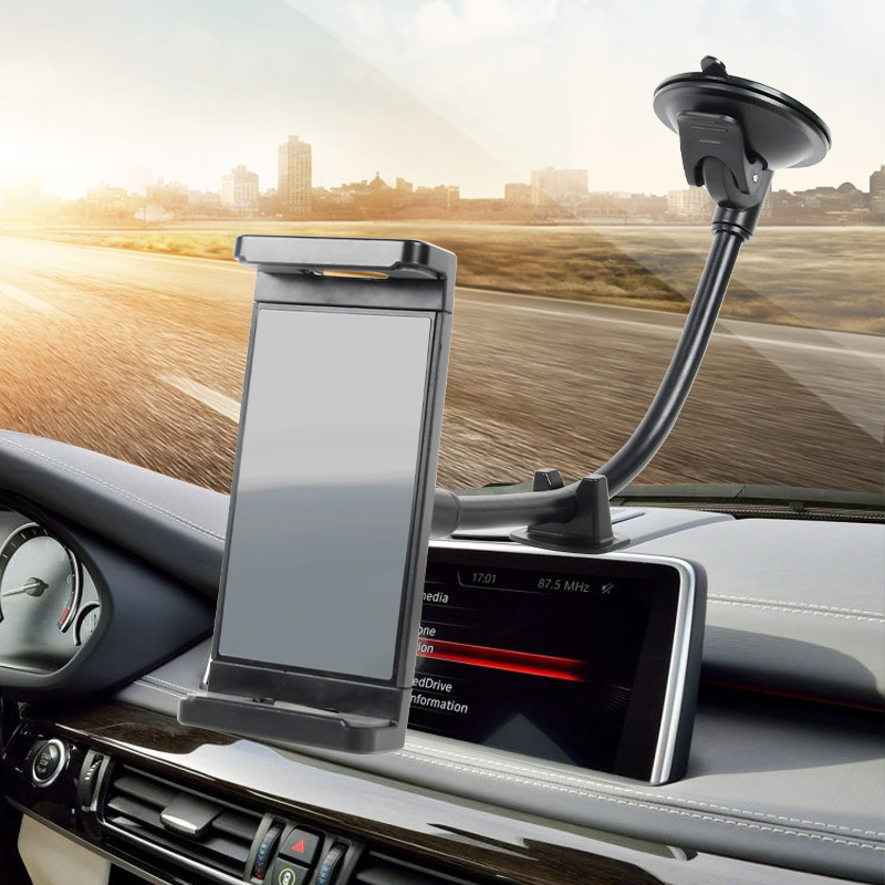 新款挡风玻璃加长管32CM手机架 平板电脑12寸大屏用车载手机支架
