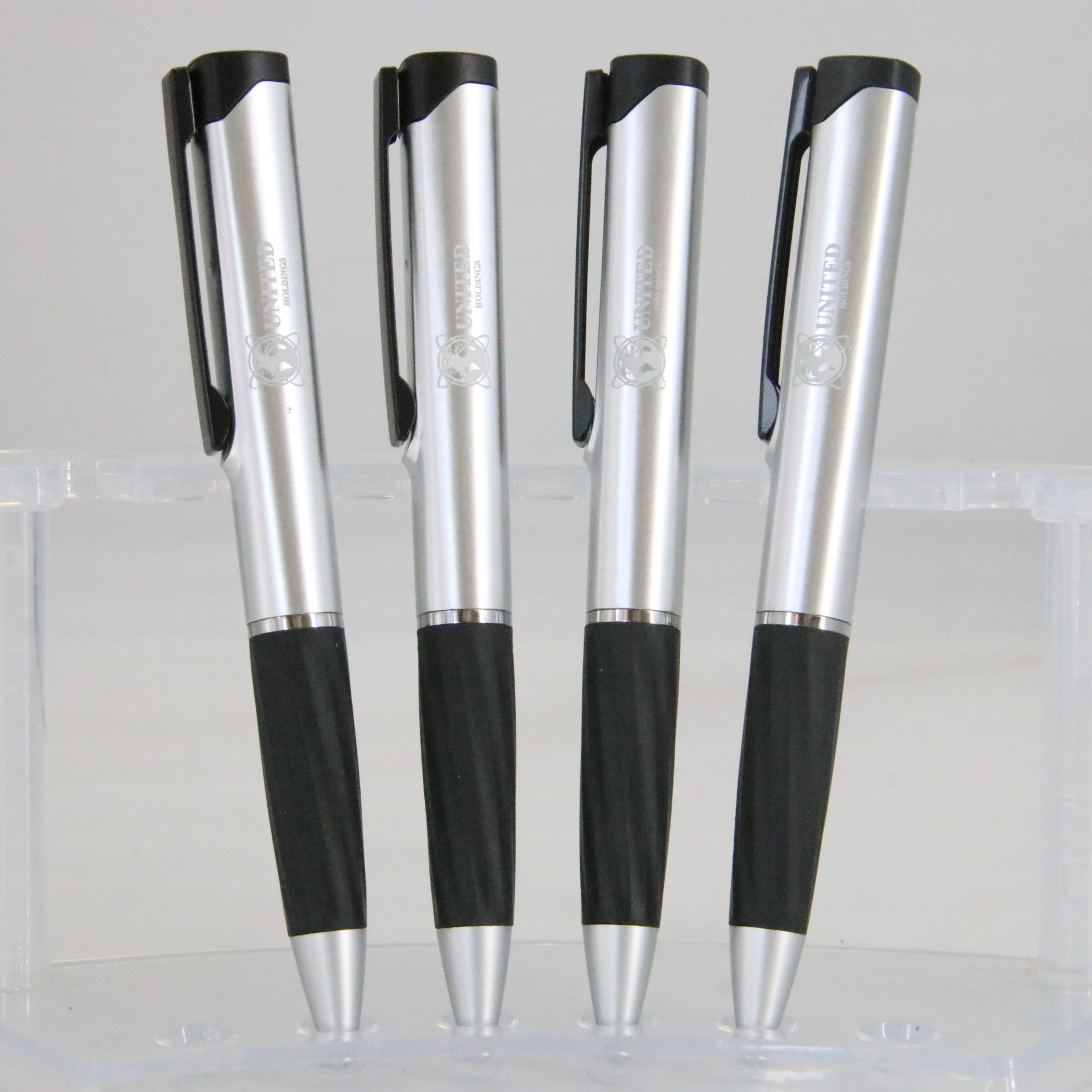 Rotary Bolígrafo De Metal logotipo luminoso Oficina escuela suministros fábrica al por mayor