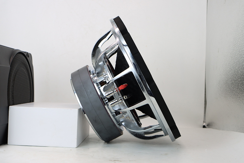 Dm 12inch New Passive Subwoofer Speaker 4+4Ohm Dual Magnet Dual Coil Design Silver Aluminum Alloy Basket