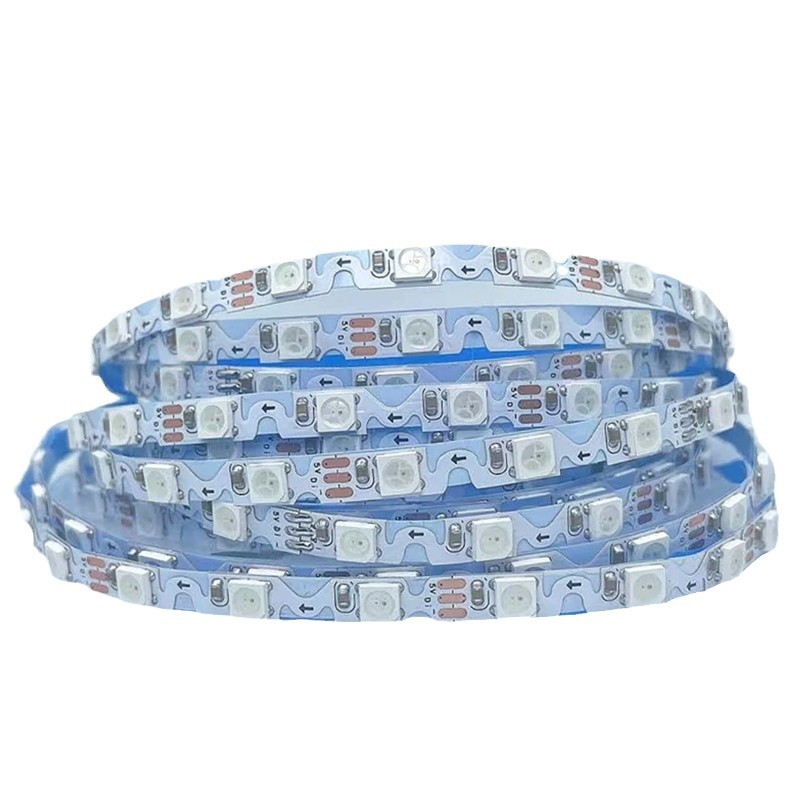 WS2812B lámpara de color deslizante con barra de lámpara de caballo 5050 colorido IC5V placa estrecha 5.5 ancho 90144 tipo de lámpara