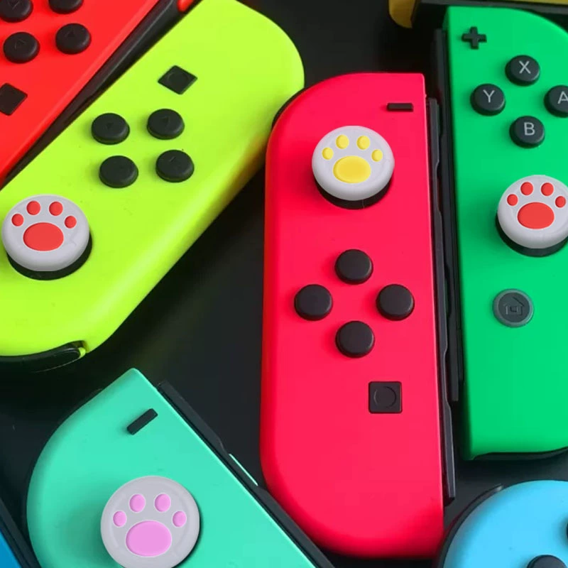 Подходит для Nintendo Switch новой OLED ручка rocker caps для защиты милых кошачьих когтей