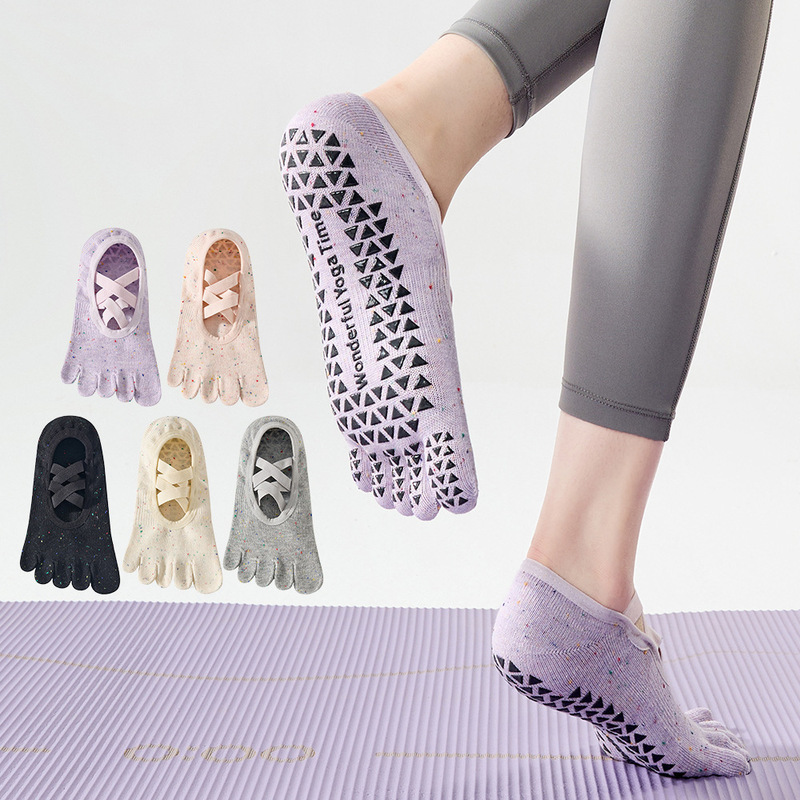 Women's Yoga Socks Non-Slip Toe-Separated Short Socks for Home Fitness Training, Aerobics, Floor Workouts, and Pilates Women's Yoga Socks Non-Slip Toe-Separated Short Socks for Home Fitness Training, Aerobics, Floor Workouts, and Pilates