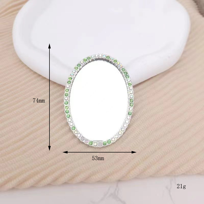 Diamante perla flor lente teléfono móvil belleza material 2022 nuevo amor espejo DIY accesorios de la joyería del teléfono móvil