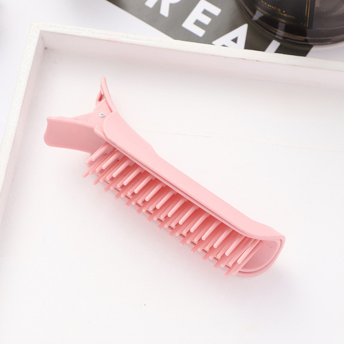 Japanese and Korean solid color hair clips wholesale hair root cushion fluffy curling barrel lazy style fixed seamless bangs clip