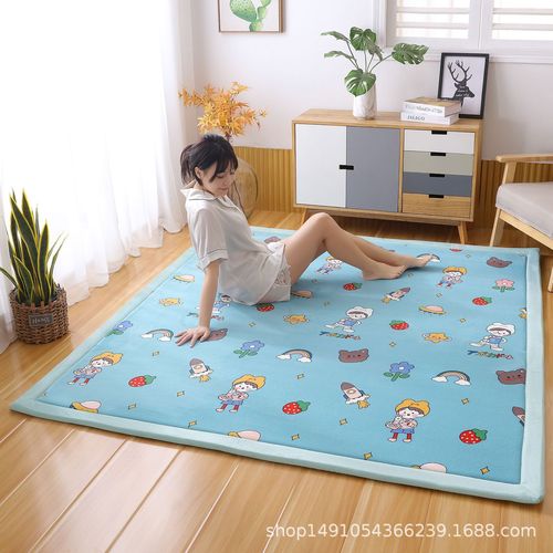 3 cm membership exclusive coral velvet plush thick tatami bed edge cushion rug
