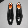 Trend classic suit jacket for leather shoes, footwear pointy toe English style for leisure, Korean style