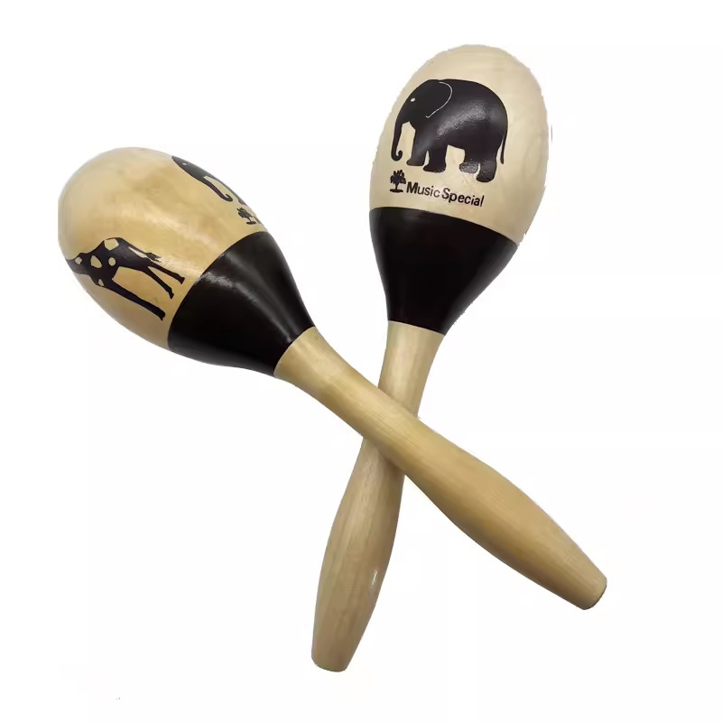 Solid Wood Sand Hammer Thai Wind Sand Hammer Professional Sand Ball Percussion Instrument Wood Sand Mallet Adult Rhythm Instrument Accompaniment Band