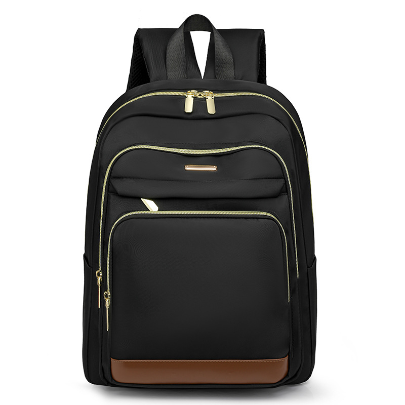 Mochila femenina 2024 nueva moda casual viajero mochila de tela Oxford bolsa de computadora mochila de estudiante universitario de gran capacidad