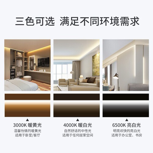 NVC Lighting T5 lamp household LED energy-saving full set of integrated 1.2 long strip light tube energy-saving fluorescent lamp male and female