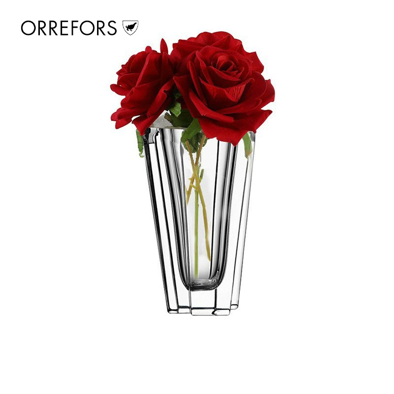 Orrefors импортные хрустальное стекло GLACIAL прозрачная ваза скандинавский обеденный стол домашний цветочная композиция для гостиной
