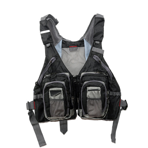 Outdoor vest unisex fishing jacket with multiple pockets, multi-functional, breathable, stream fly fishing, casting, lures vest