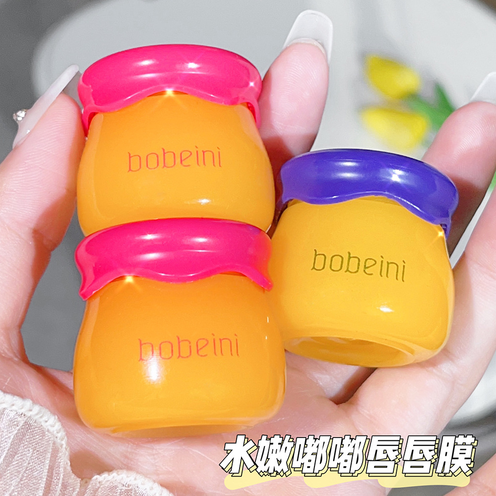 Little Honey Pot Lip Mask Lip Care Hydrating Anti-Dry Cracking Reduces Lip Lines Primer Fruity Lip Mask Wholesale