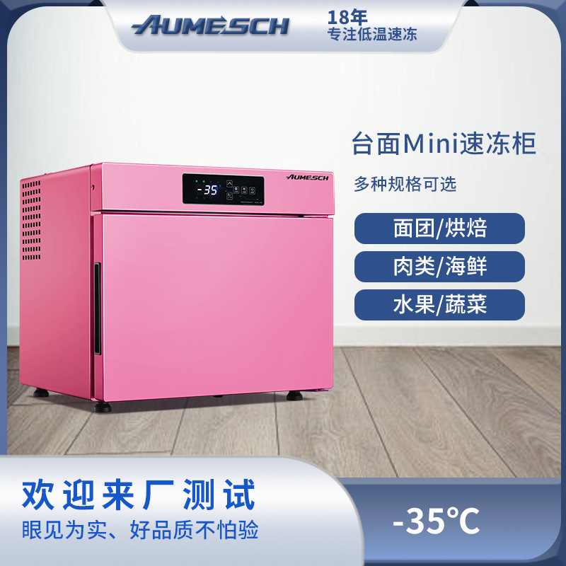 Mini Table Top Quick Freezer Small Household Quick Freezer Refrigerator Commercial Ice Cream Mousse Cake Nastes Quick Freezer