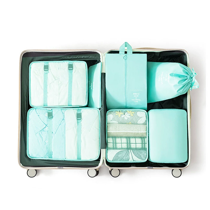 Мешок для хранения для путешествий, набор, косметический контейнер, органайзер, чемодан обувь, дорожная сумка