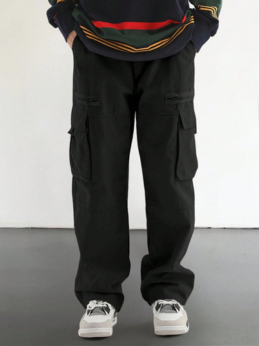 2025 Cross-border Amazon Best-seller American Retro Versatile Work Pants Men Street Fashion High Street Casual Pants