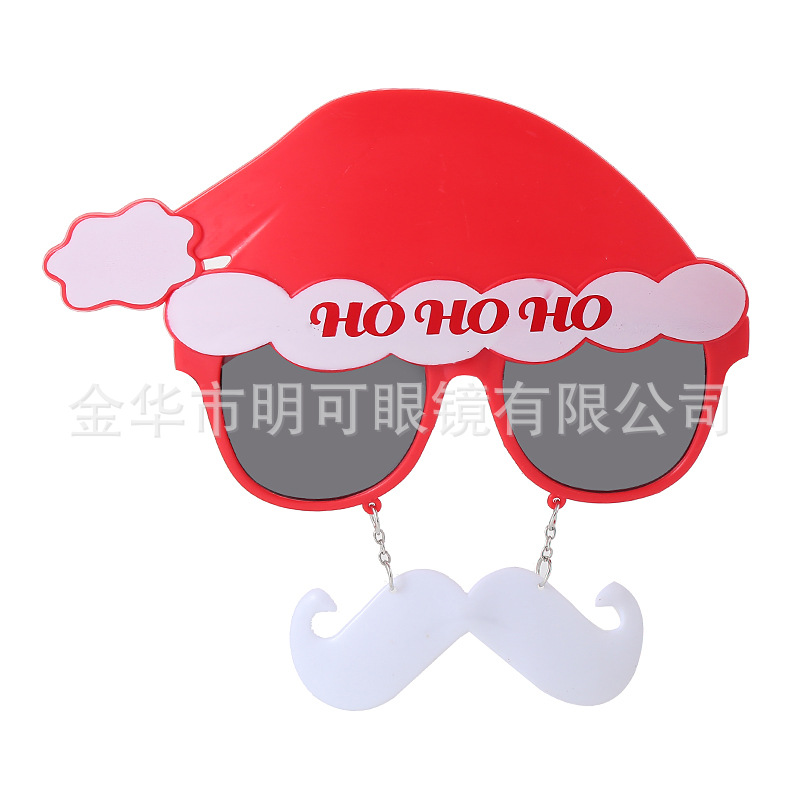 Gafas de Fiesta Navideñas de PC Decorativas y de Montura Completa para Fiestas