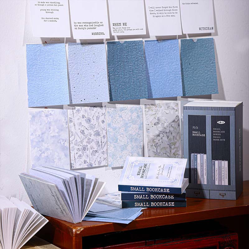 Ketchup Girl Material de papel especial Juego de libros pequeños Serie de estanterías pequeñas Papel de material de cuenta manual creativo de forma especial