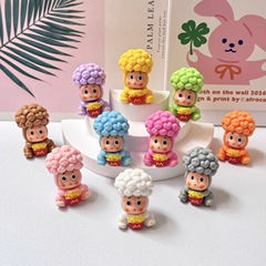 フライドポテトスターブラインドバッグかわいい diy ジュエリーペンダントキーホルダー人形デスクトップ装飾品樹脂アクセサリー