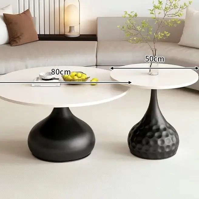 순수한 흰색 데스크탑 50-80+ 검정색 탄소강 베이스