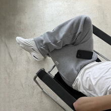 外贸休闲刺绣拉链卫裤休闲长裤高街嘻哈说唱街头美码男女卫裤批发