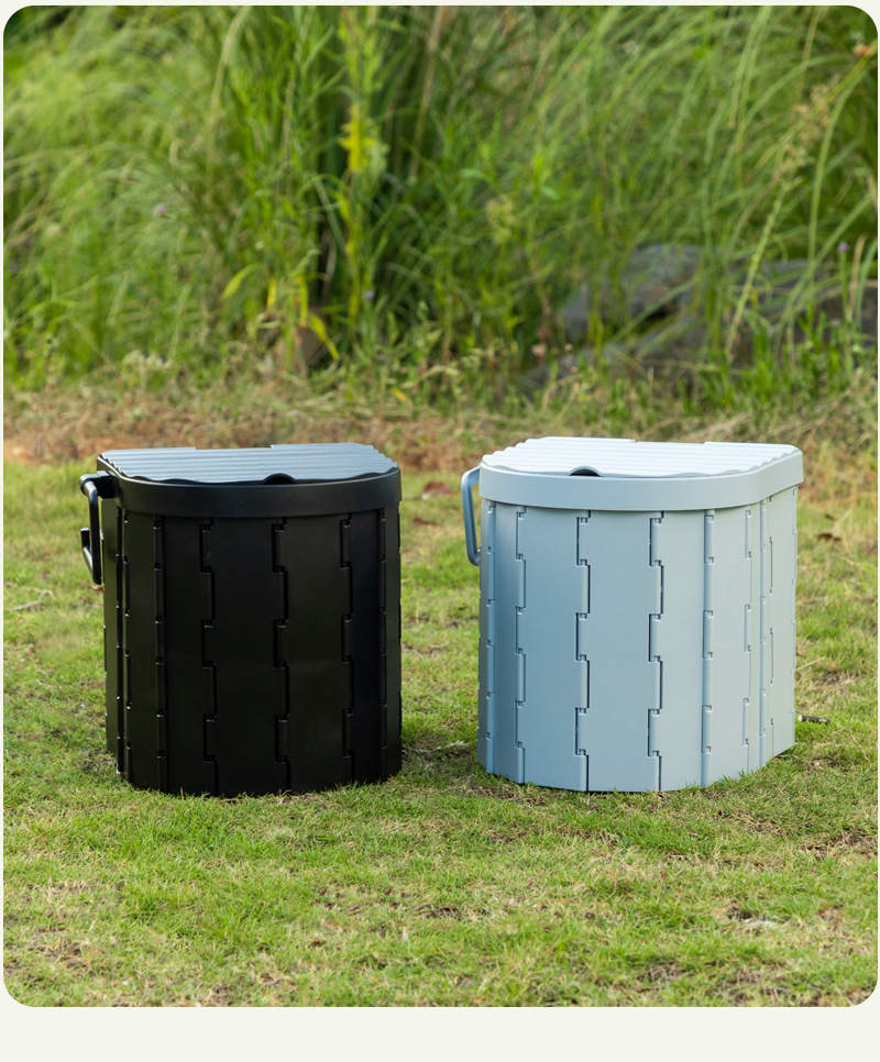 【Premium Selection】Portable Outdoor Camping Folding Toilet Car Seat Toilet Emergency Toilet for Car Travel Odor-Proof