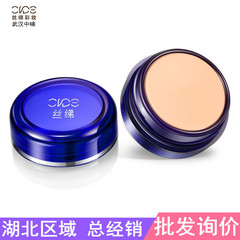 Sheer Cover Light Control Concealer Powder Foundation Cream, Vibrant Breathable Natural 130 Studio Dark Circle Thin Sheer Silk