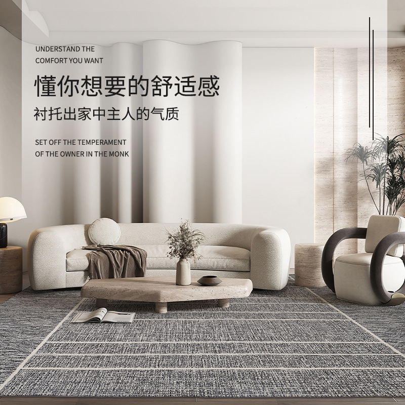 Alfombras tejidas a mano sala de estar lana alfombras de estudio resistente a la suciedad fácil de cuidar alfombras de dormitorio de gran área de villa de lujo