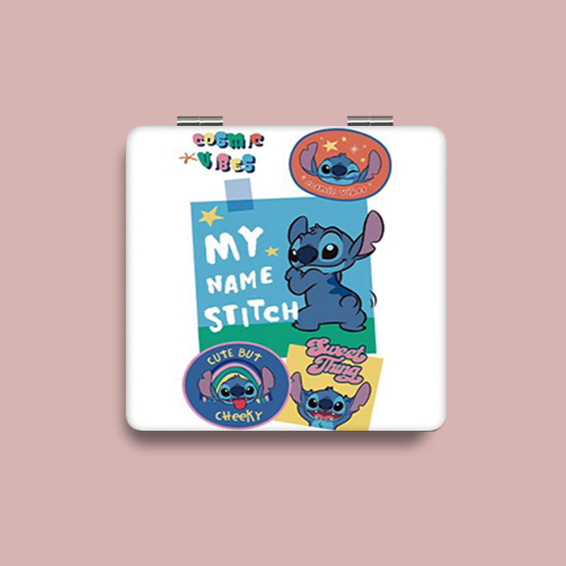 Lindo espejo pequeño Sanrio Kulomi espejo de maquillaje portátil de alto valor espejo de maquillaje portátil dormitorio de estudiantes espejo de maquillaje plegable