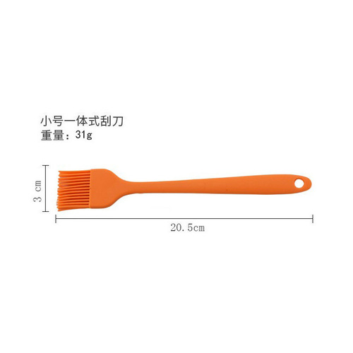 Manufacturer's silicone barbecue brush, small integrated silicone oil brush, street stall cooking brush
