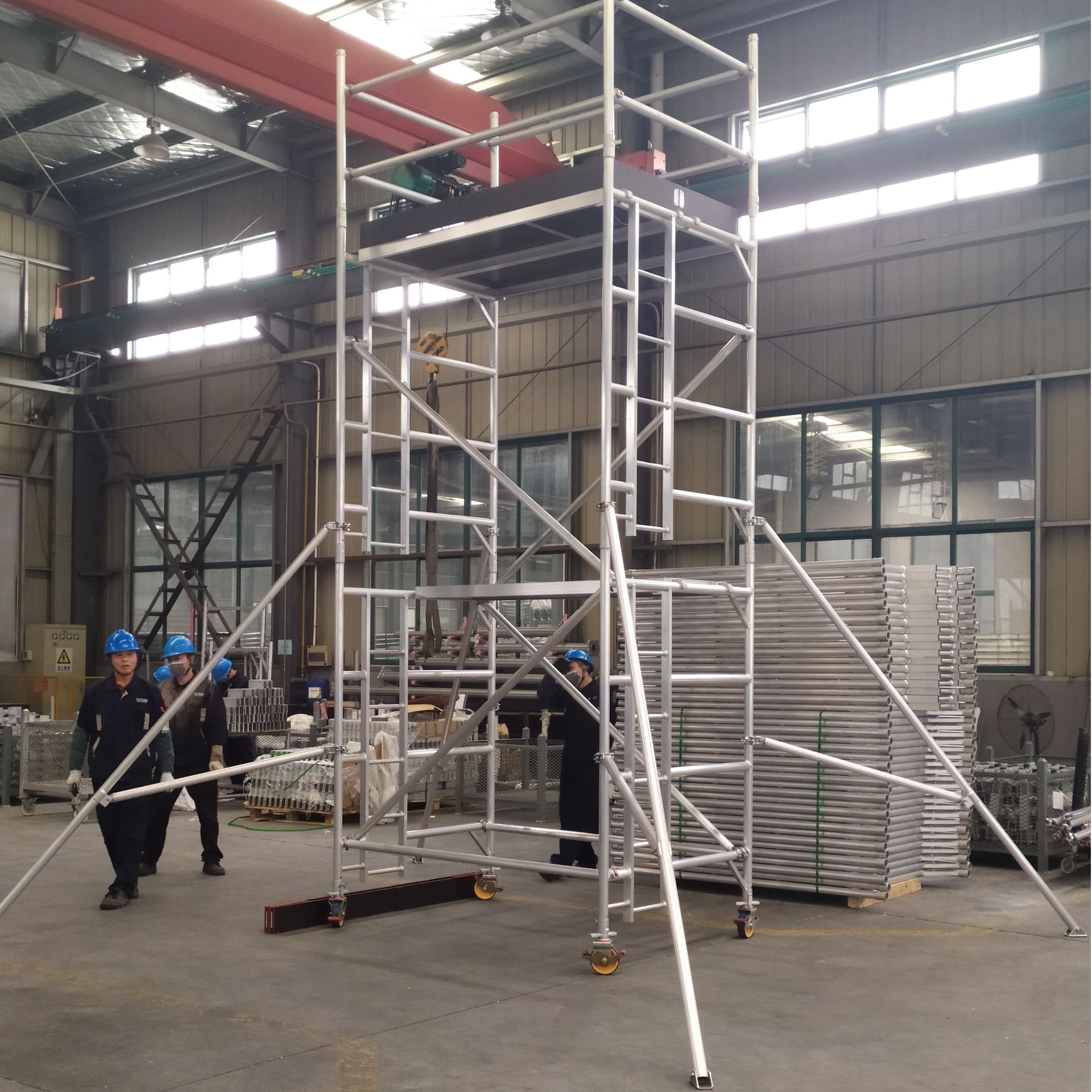 广州厂家直销认证铝合金脚手架租赁怎么收费阿里亚马逊脚手架及其