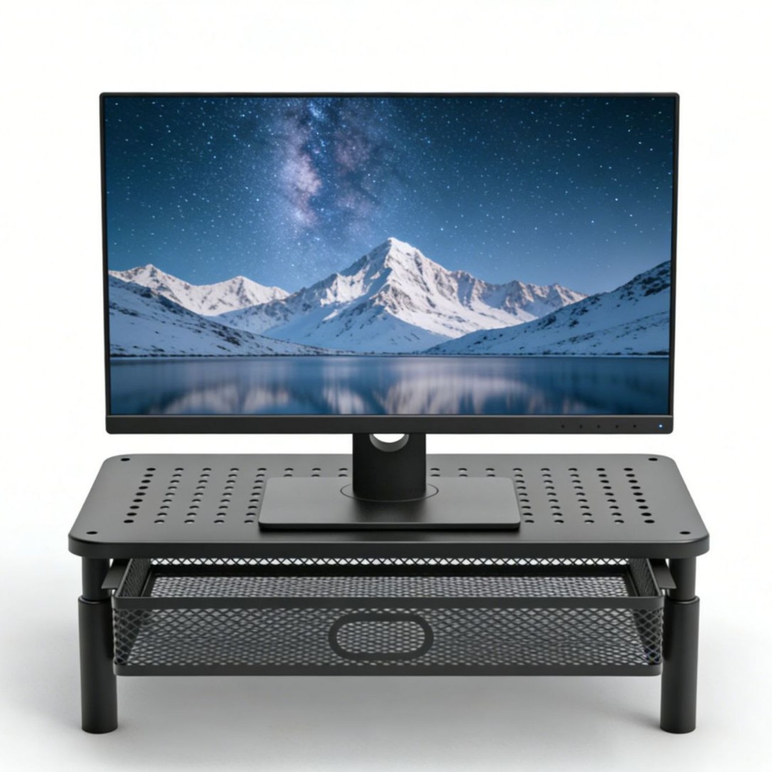 显示器增高底座台架高度可调免工具拆装散热电脑支架显示器支架