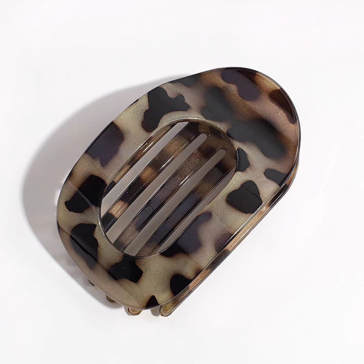 12#Glossy (leopard gray)