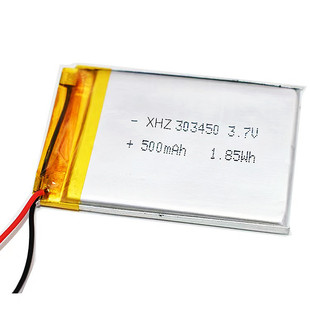 303450늳؏S��500mAh��܇ӛ䛃xGPS����led̨�����y�R늳�3.7V