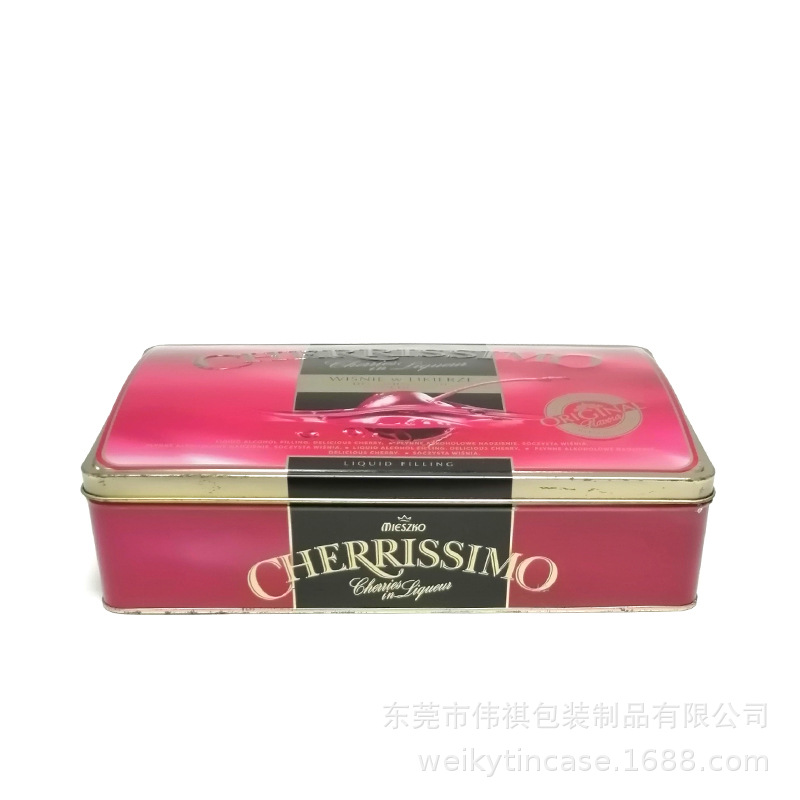 樱桃味巧克力包装拱盖马口铁盒 节日送礼包装铁盒可定/制